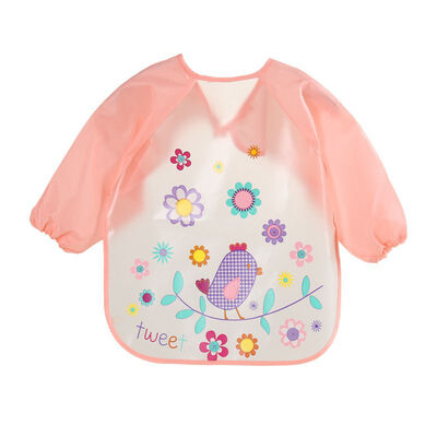 

baby clothes baby bib waterproof overalls childrens waterproof long-sleeved anti-clothing clothing to eat clothes baby bib