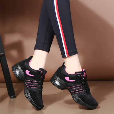 

YAGEYAN spring&summer new dance shoes womens low to help soft bottom breathable dance shoes movement 4243