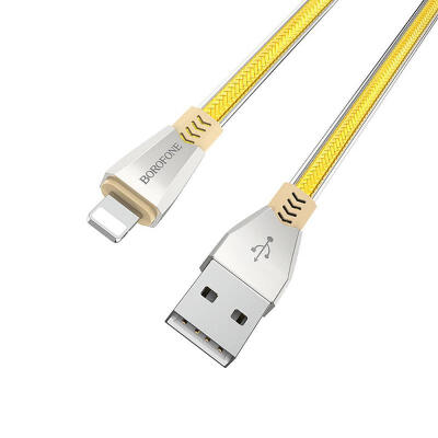 

Borofone BU2 24A Fast Charge Cable Tangle-free Flat Micro USB Type-C Lightning Charging Cord