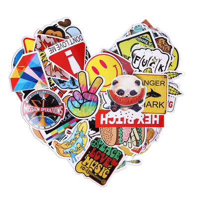 

100PCS Doodle DIY Cool Sticker Skateboard Graffiti Decal Toy Laptop Bicycle