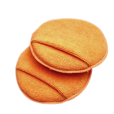

〖Follure〗Car Waxing Polish Microfiber Foam Sponge Applicator Cleaning Detailing Pads