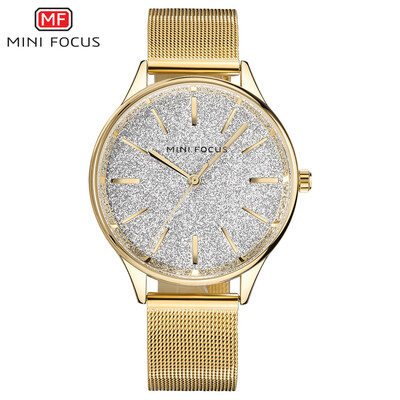 

MINI FOCUS Fox Womens Watch Quartz Watch Fashion Casual Steel Mesh Belt
