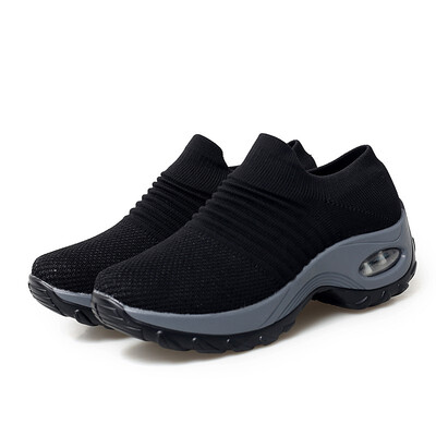 

YUANYUKAISHI Fashion flying woven womens shoes non-slip comfortable 10750