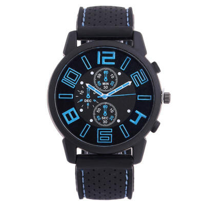 

Casual Mens Wrist Watch Fashion Analog Watch With Leather Band