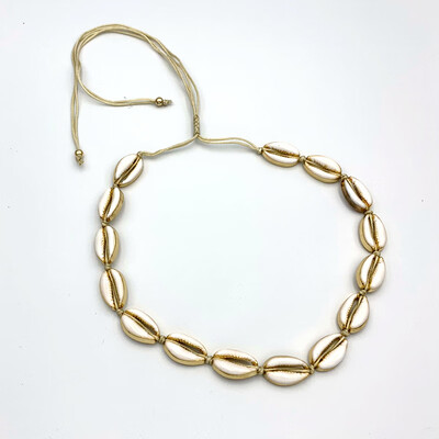 

Puka Natural Shell necklace women Shell gold cowrie best friend cowry seashell necklace bijoux collier femme bohemian jewellry
