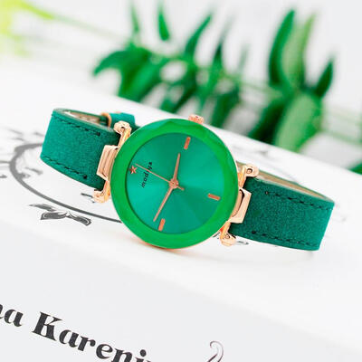 

2018 pure color Simple Souvenir Temperament Stainless Business Womens Watch Fashionable Beautiful Ladies WristWatch D