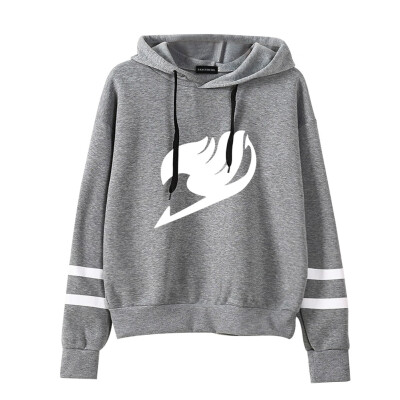 

Herqw61 Womens Anime Fairy Tail Fans Hoodie Cosplay Gift Striped Long Sleeve Sweatshirt