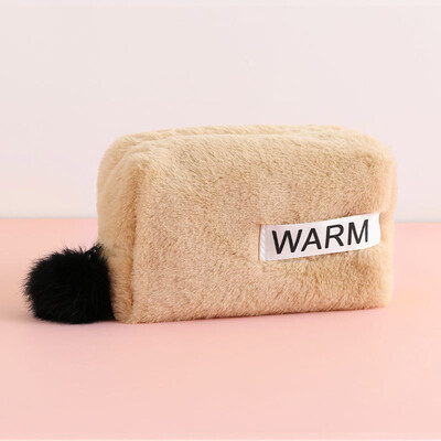 

Cute Plush Makeup Bag Girls Pencil Case Stationery Pencil Case School Supplie