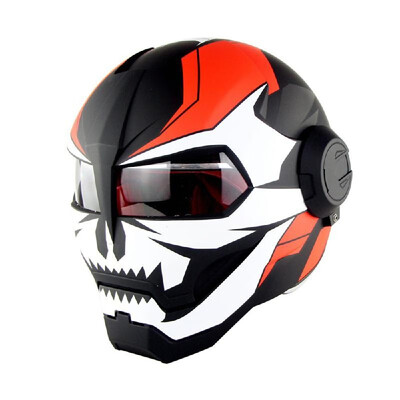 

Personality motorcycle helmet soman515 iron man full face helmet retro style Transformers face helmet