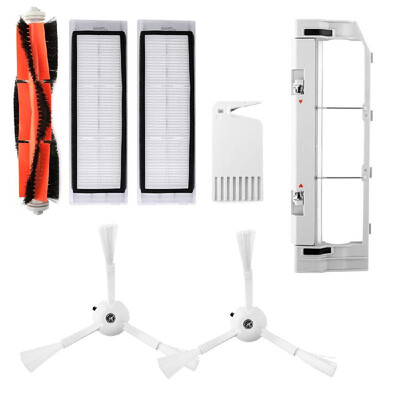 

Robotic Vacuum Cleaner Filters Side Brushes Main Brush Kit 7pcs Replacement Accessories for XIAOMI Roborock S55 S50 S51 Robot Vacu
