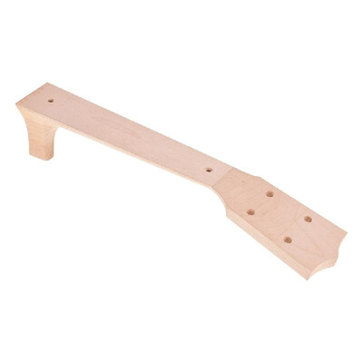 

23 inch Maple Ukulele Parts Unfinished Neck Maple Wood with Dove Tail&Drilled Holes