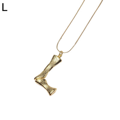 

Large A to Z 26 Letters Pendant Necklace Women Fashion Statement Jewelry Gifts