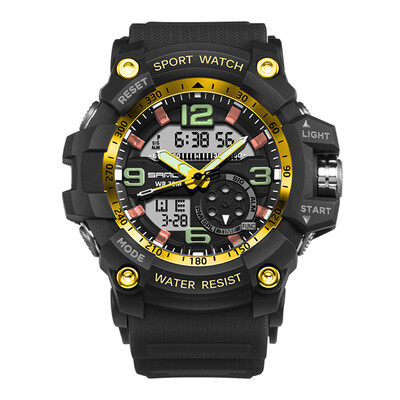 

Men Watch Waterproof Military Digital Analog Quartz Sport for SANDA