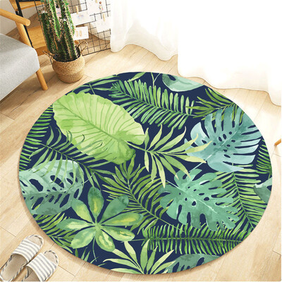 

〖Follure〗Botany Elements Blanket Round Bathroom carpet 60cm