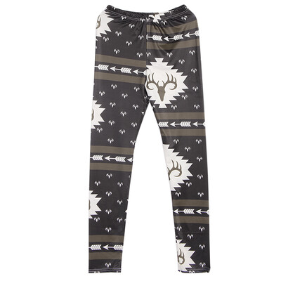 

Parent-child Pants Adult Kids Baby Floral Print Trousers Soft Leggings