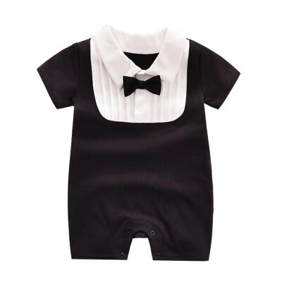 

Newborn Baby Rompers Infant Baby Boys Girls Clothes Casual Cotton Rompers Short Sleeve Jumpsuits Summer Suit Summer Suits