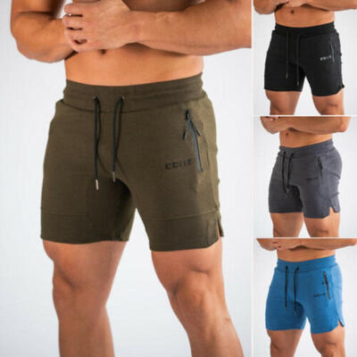 

Mens Gym Training Shorts Workout Sports Casual Clothing Fitness Running Short