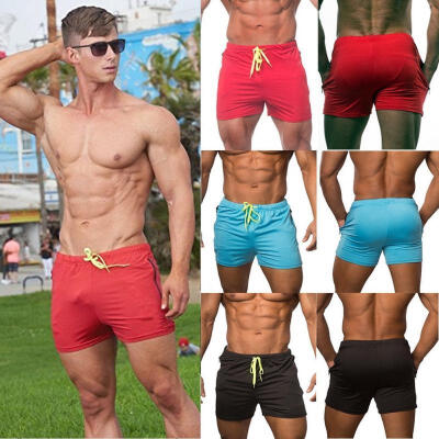 

Gym Men Training Shorts Fit Running Boxer Sweatpants Fitness Casual Jogger Pants