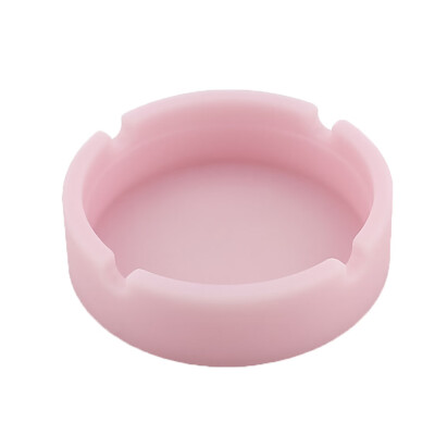 

Gobestart Luminous Silicone Rubber High Temperature Heat Resistant Round Design Ashtray