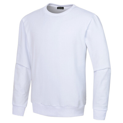 

dgaf&bae Mens Fleece Crewneck Sweatshirt Solid Color Long Sleeve Pullovers