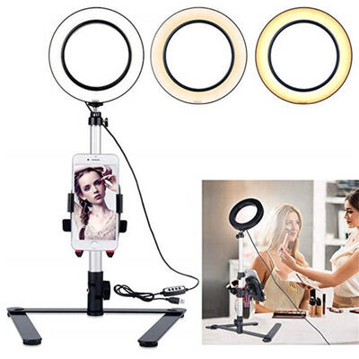 

57 Inch Ring Light Mobile Phone Tripod Bracket Stand with Fill Light for Live Broadcast