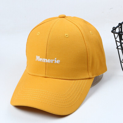 

Hats ins New Japanese Leisure Baseball Caps with Soft Top Alphabet