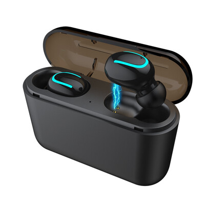 

Q32 Headset Ture Wireless Earphones HBQ Bluetooth 50 Headset With Mic Mini Bluetooth Earbud Cordless Earphone PK i10