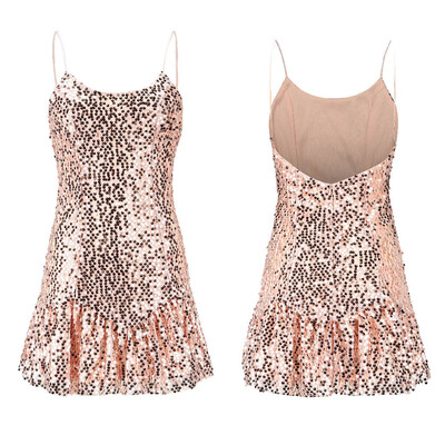 

〖Follure〗Womens Ladies Sequined Bling Shiny Party Pencil Midi Dress Bandage Dresses