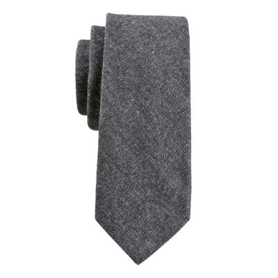 

Fashion Men Slim Cotton Business Bow Tie Solid Color Neckties Casual Decor