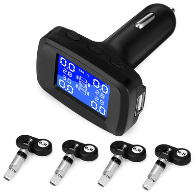 

ZEEPIN TY13 Car Tyre Pressure Monitoring System TPMS with 4 Internal Sensors