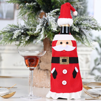 

2020 New Christmas Wine Bottle Cover Wine Bottle Bags Home Table Decor Xmas Party