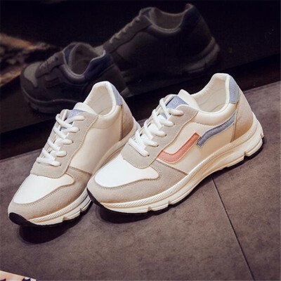 

2019 Shoes White Shoe Women Fashion Brand Retro Platform Sneaker Lady Autumn footwear Black Breathable chaussure Soft