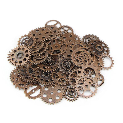 

Alloy Clock Watch Gear Wheel DIY Ornament Accessories Mechanical Gear Wheel Charms Jewelry Arts Parts for Crafting