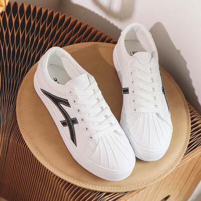 

Small white shoes spring 2019 a new Korean version of the student board shoes flat shell shoes casual sports womens shoes