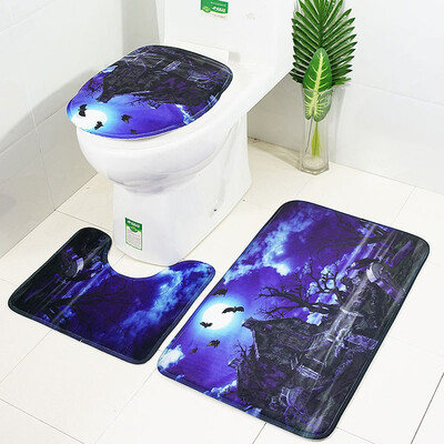 

〖Follure〗3pcs Halloween Suction Grip Bath Mat Bathroom Kitchen Carpet Doormats Decor