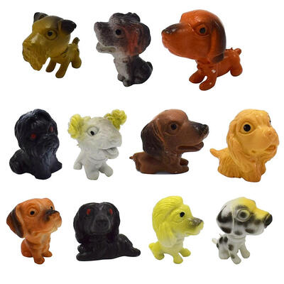 

12pcsSet Plastic Simulation Mini Dogs Models Kids Emulation Puppy Toy Gift