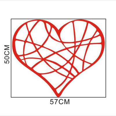 

〖Follure〗Valentines Day Love Geometry Window Wall Sticker Mural Decor Decal Removable