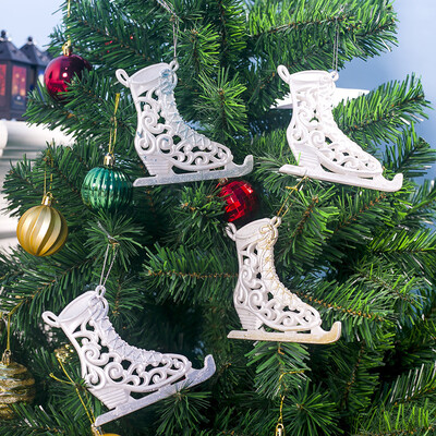 

Siaonvr Christmas Acrylic Dusting Christmas Skates Pendant Christmas Tree Decorations