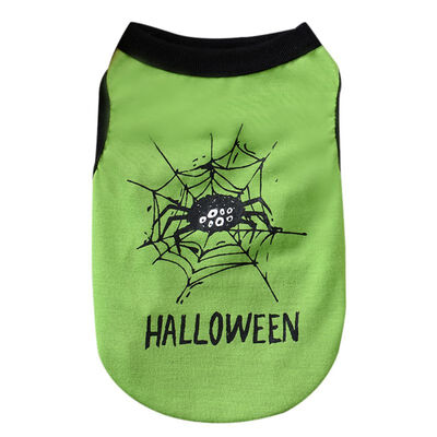 

Halloween Pet Dogs Clothes Pets Summer Casual Vests Puppy Cartoon Printing T Shirts for Small Medium Pets Summer Dog Clothing