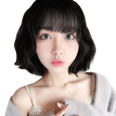 

〖Follure〗Synthetic Wavy Short BOB Womens Wigs Brown Black Natural Hair Wigs Female Fiber