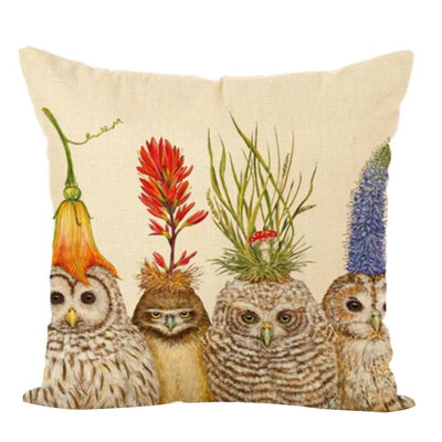 

Animal Pattern Cushion Cover Special Throw Pillow Case Beauty Square Home Sofa Decoration