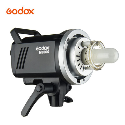 

Godox MS300 Studio Flash Strobe Light Monolight 300Ws Max Power Built-in Godox 24G Wireless X System GN58 5600K with 150W Modeli
