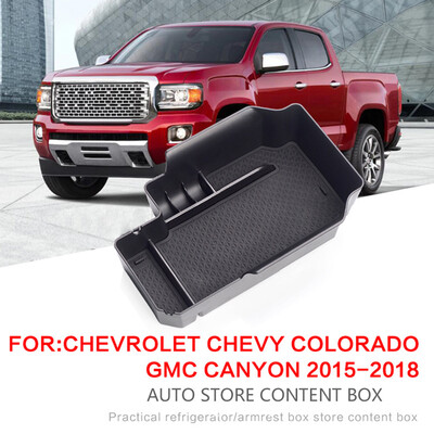

Replacement For Chevy Colorado 2015-2018 Car Center Console Armrest Box Organizer Tray Secondary Storage Pallet