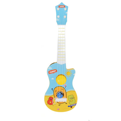 

Tailored Kids plastic Toy Sturdy Ukulele Non-toxic Musical Instrument Preschool Music