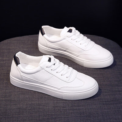

White tide shoes women 2019 summer new Joker flat net red leisure students a pedal foreign style white shoes summer