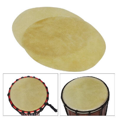 

31cm 122in Drum Head Durable Buffalo Skin Round Drum Convers for Bongo African Drum Conga Konga Drums 2pcspack