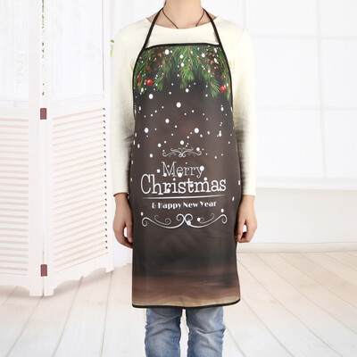 

Toponeto Christmas Decoration Waterproof Apron Christmas Dinner Party Apron