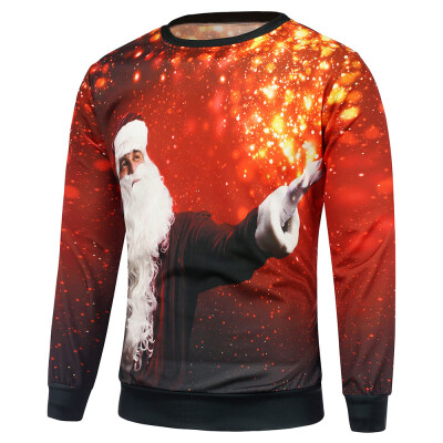 

Christmas Santa Claus Printing Sweatshirt