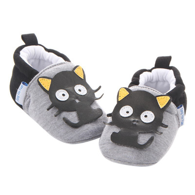 

WEIXINBUY Baby Boys Girls Soft Cotton Crib Shoes Infant Anti Slip Toddler Shoes For 3-11M Kids 8 Styles First Walkers