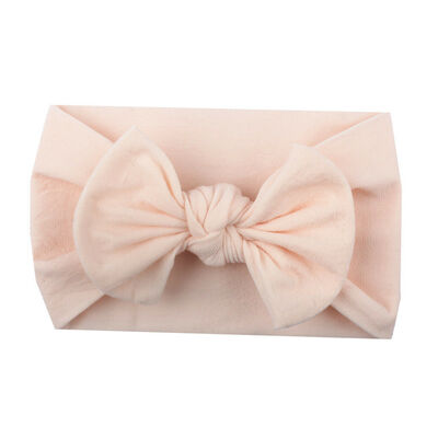 

Baby Tie Bow Pom Pom Head Wrap Turban Top Knot Headband Newborn Girl Accessories
